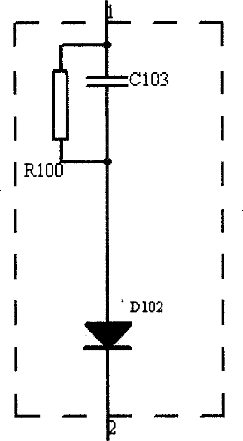 Zero-bias working passive signal isolator