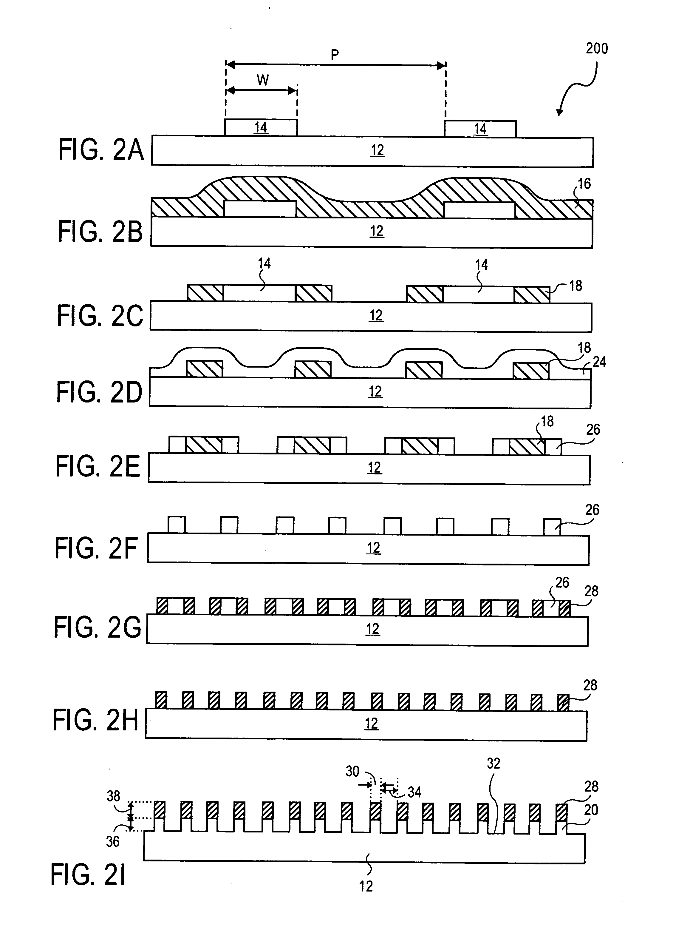 Quantum wire gate device and method of making same