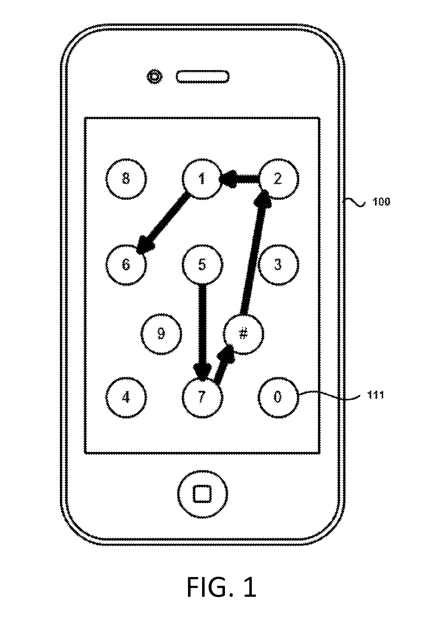 Method for inputting a password into an electronic terminal