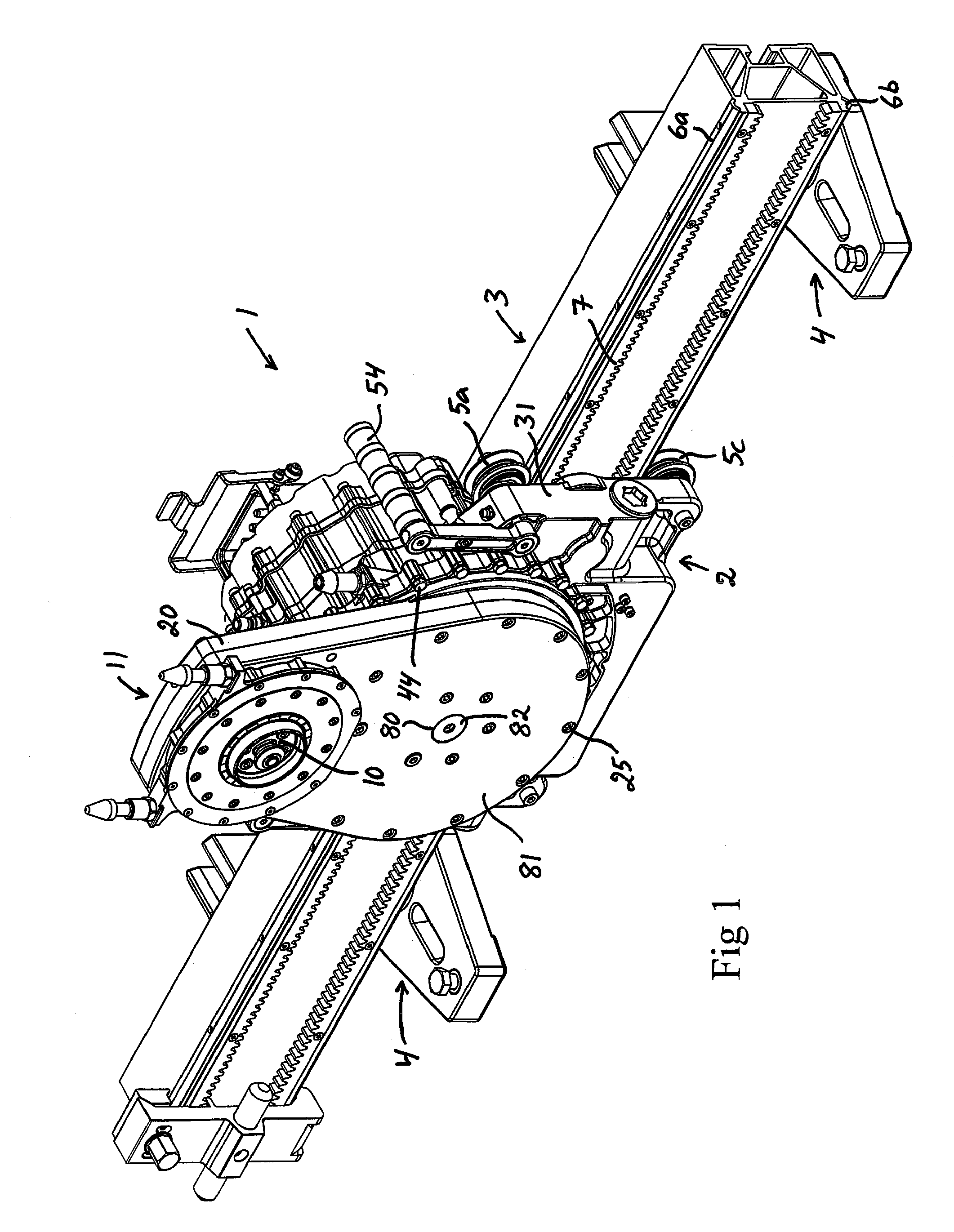 Wall saw with safety clutch