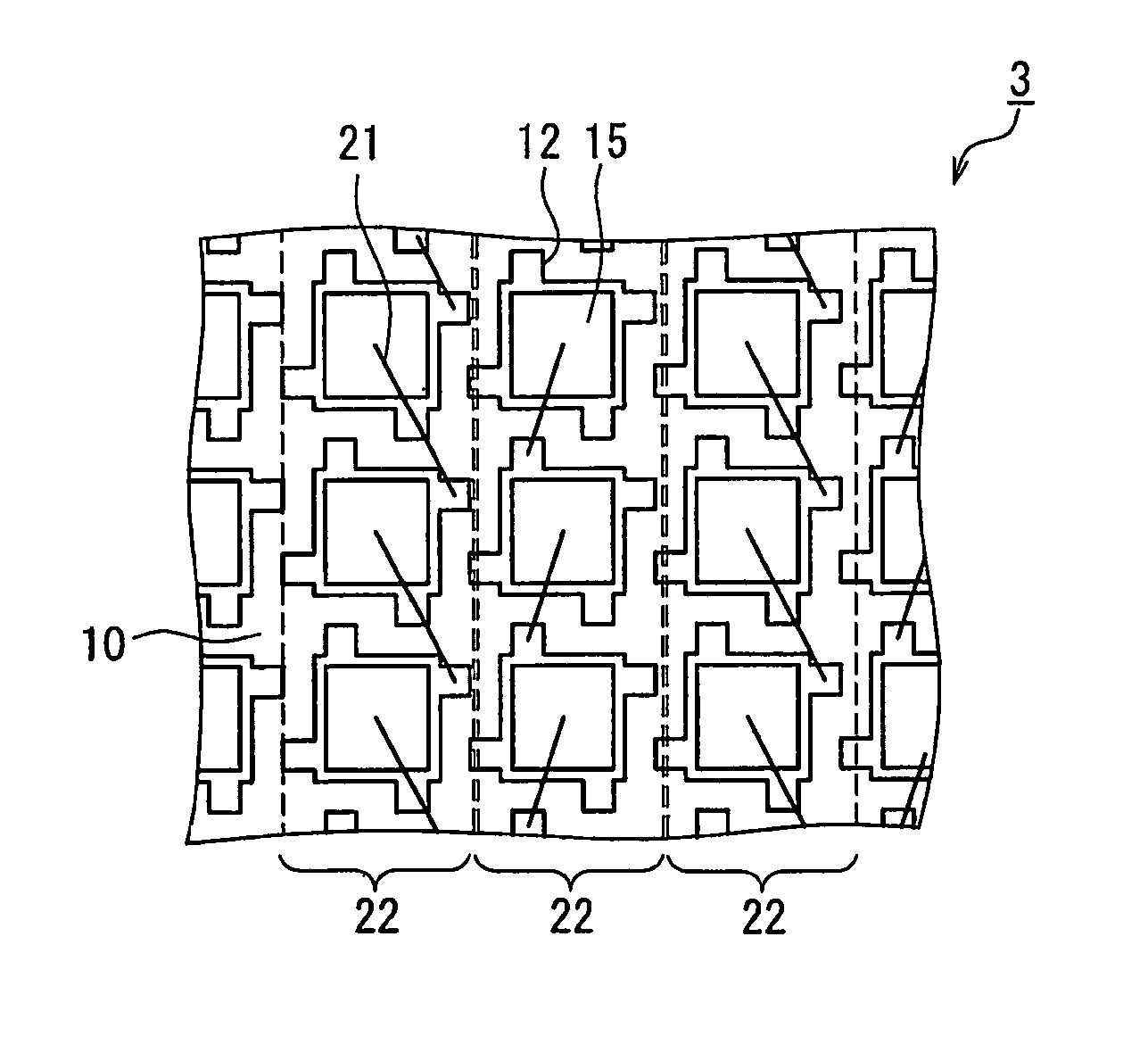 Light-emitting module with plural light emitters and conductor pattern
