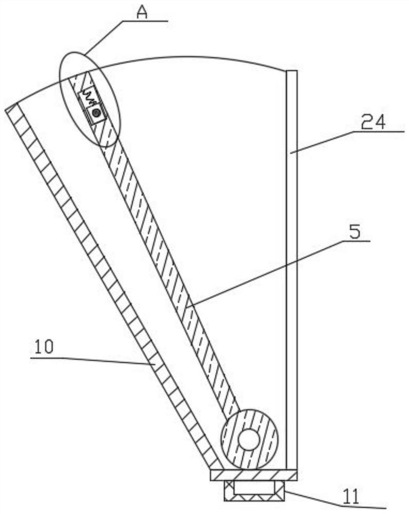 Breaking-free cast-in-place device for constructional column and using method