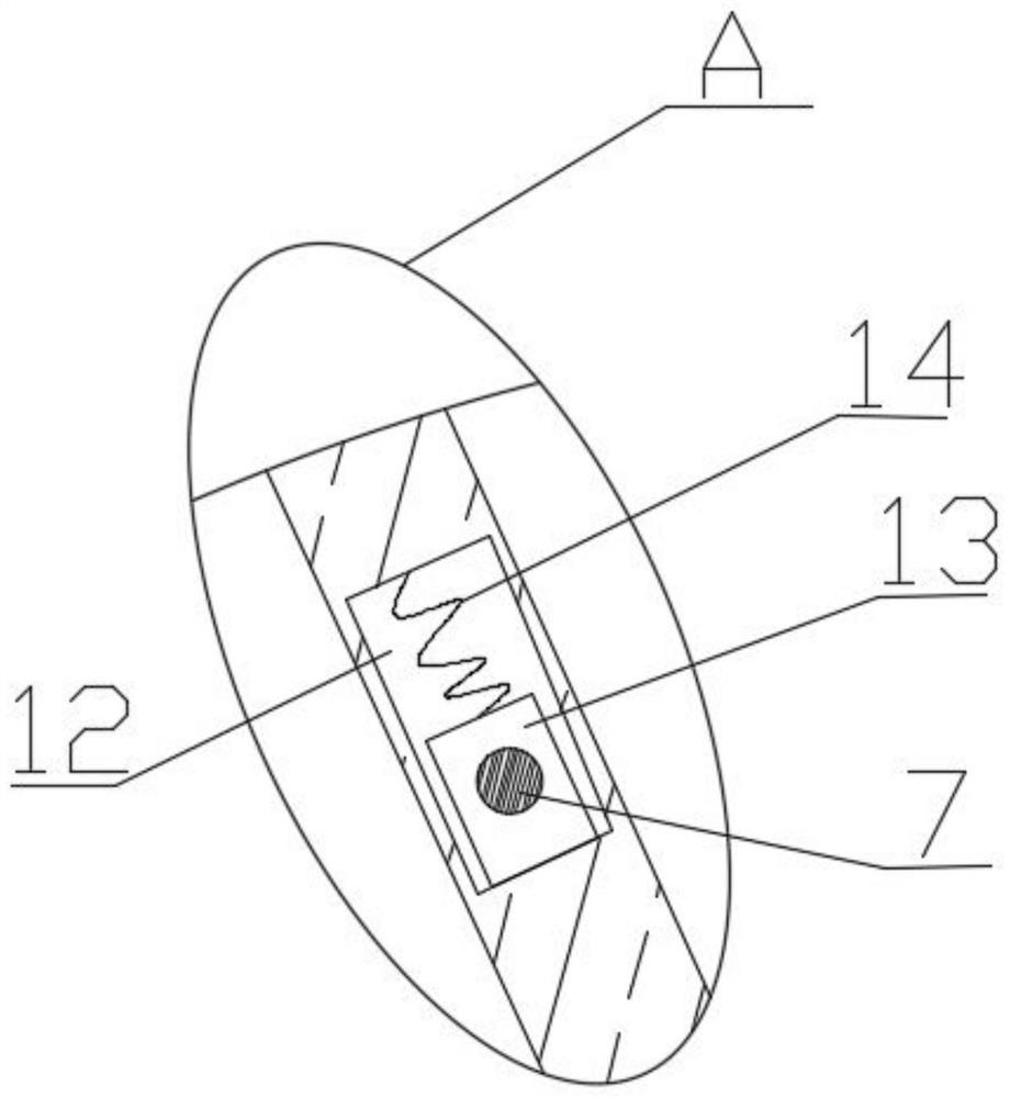 Breaking-free cast-in-place device for constructional column and using method