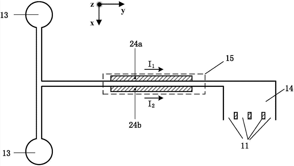 A magnetic separation method and device based on a microfluidic channel