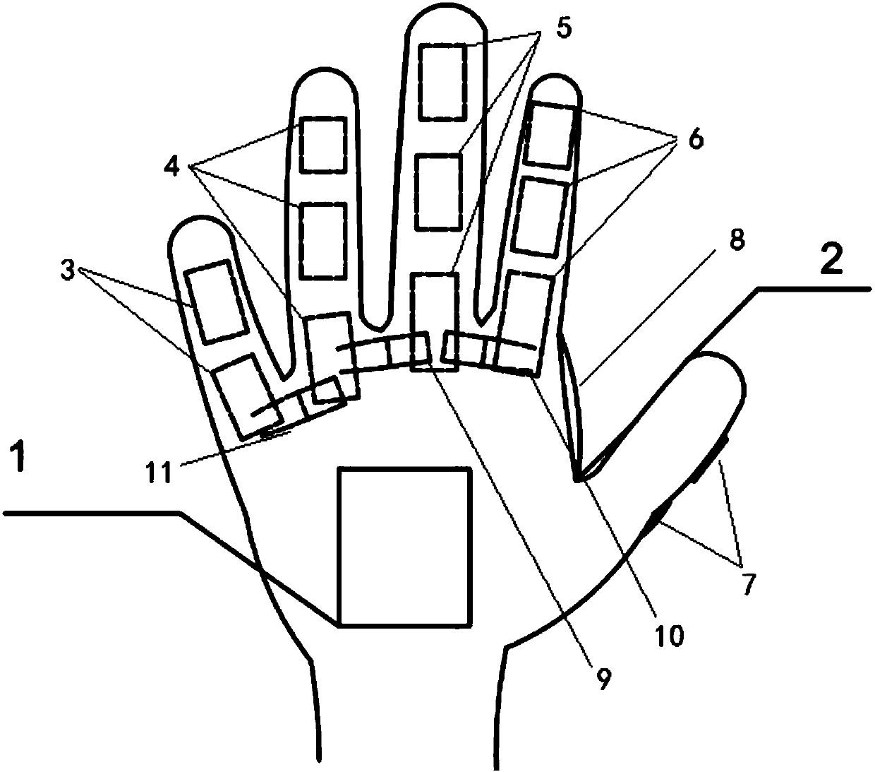 Full-joint measurement type data glove