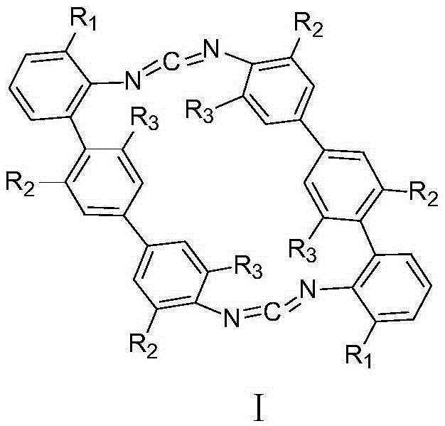 Novel cyclic bicarbodiimide compound and preparation method of novel cyclic bicarbodiimide compound