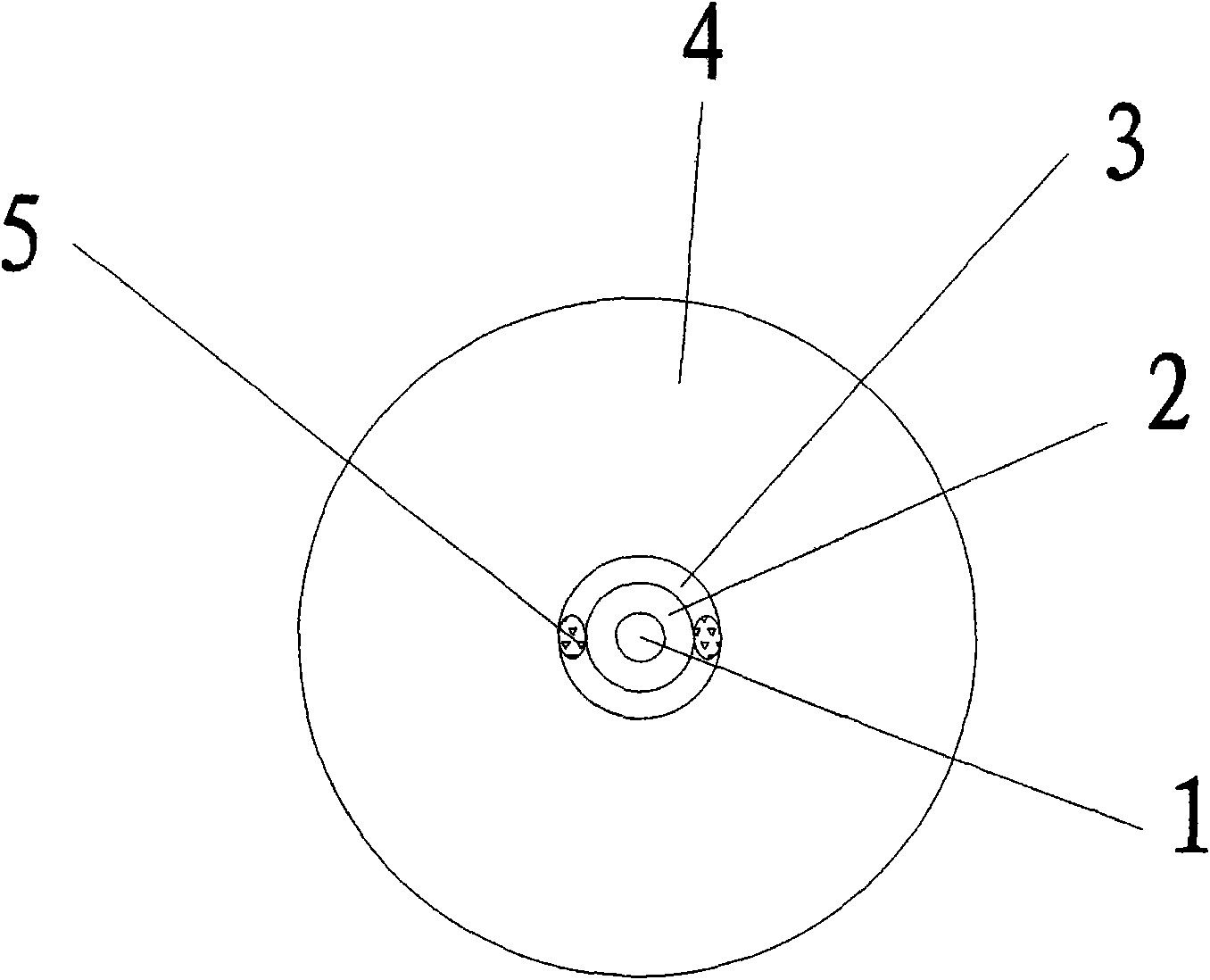 Bent insensitive single-mode fiber with air cladding layer