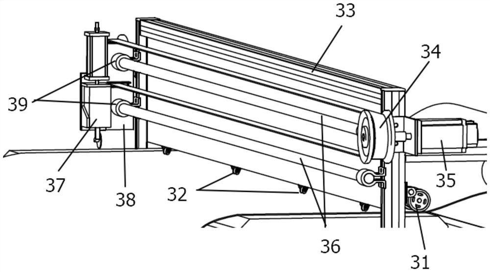Automatic coiling device for cloth for spinning