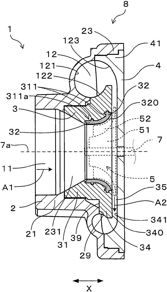 Compressor housing for turbocharger and method for manufacturing same