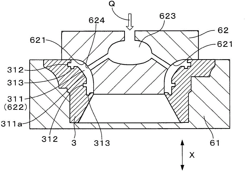 Compressor housing for turbocharger and method for manufacturing same