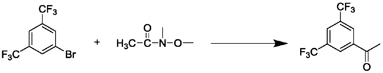 Preparation method of 3, 5-bis (trifluoromethyl) acetophenone