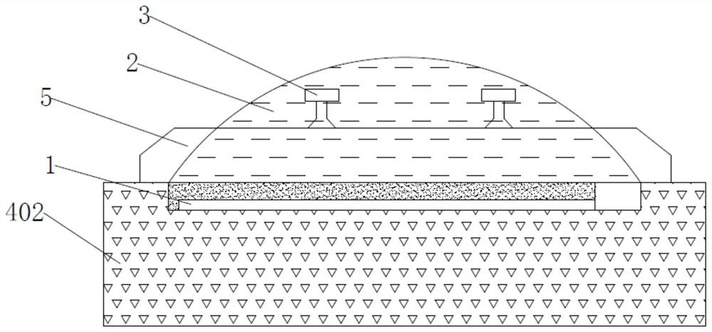 Railway turnout ground electric heating ice and snow melting system