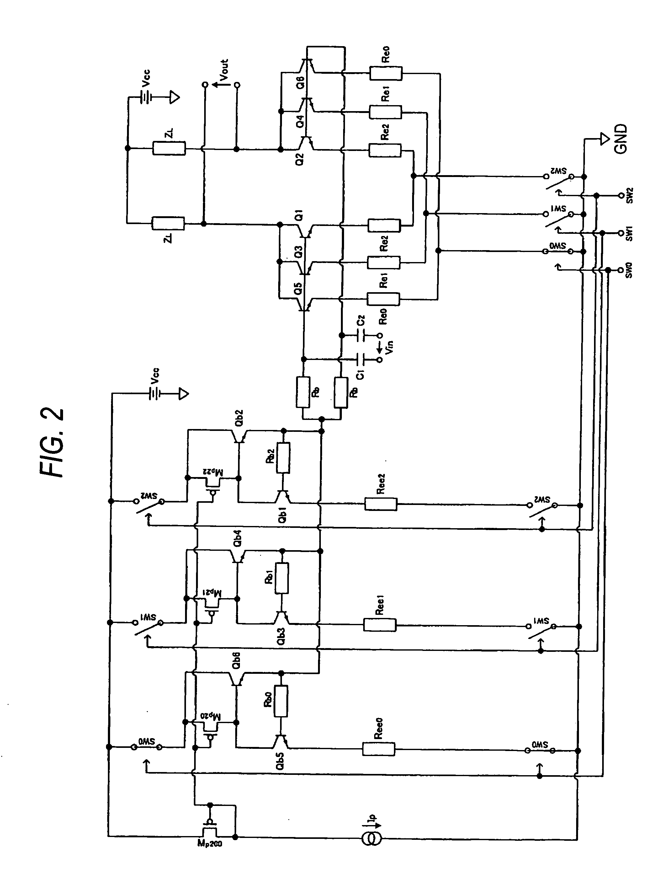 Variable gain amplifier circuit and radio machine