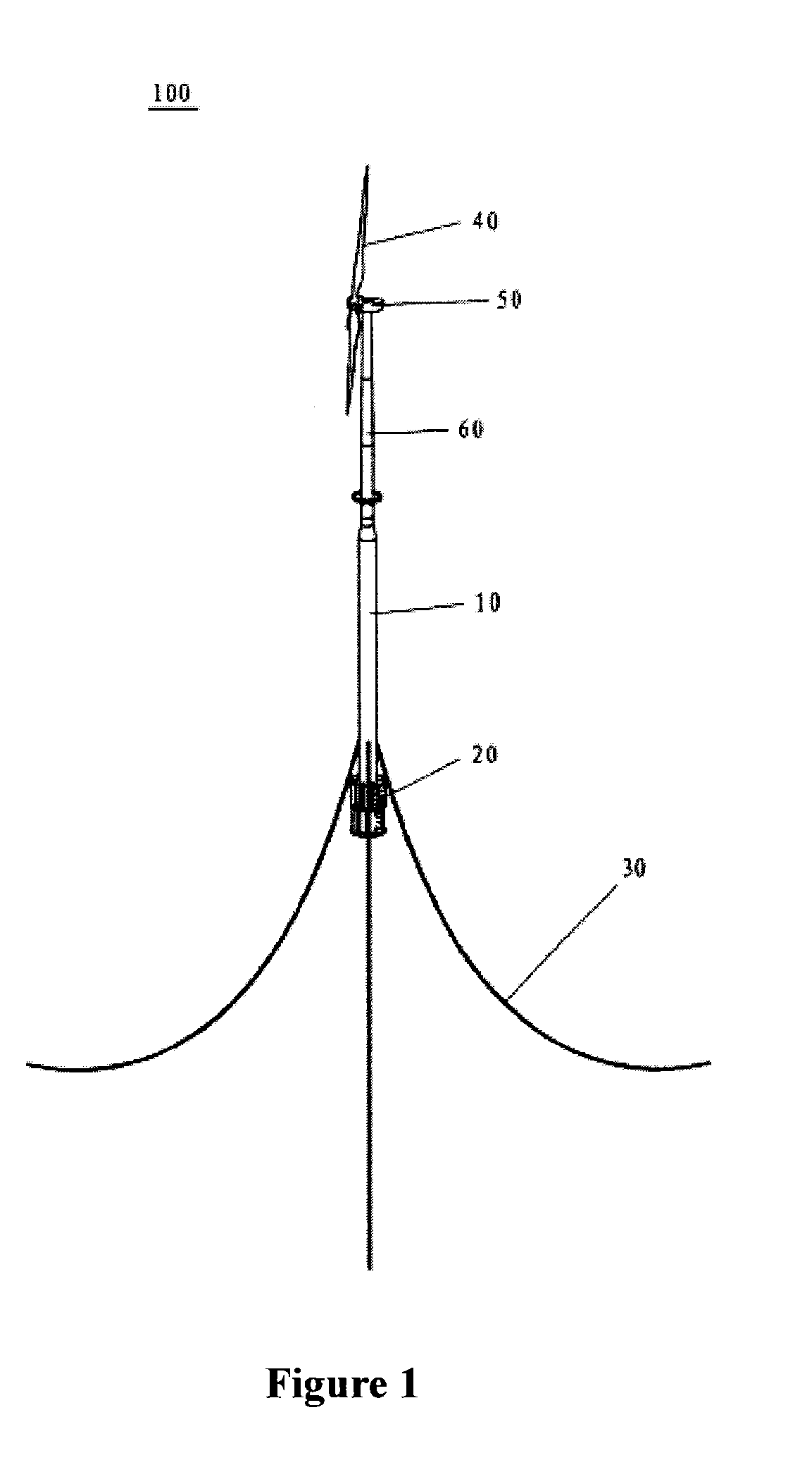 Movement inhibiting apparatus for floating offshore wind turbine and floating base used for offshore wind turbine