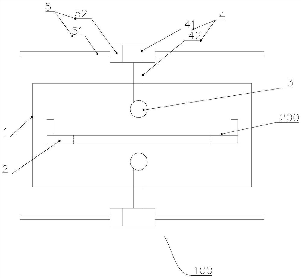 A kind of polyimide screen hot pressing device and using method thereof