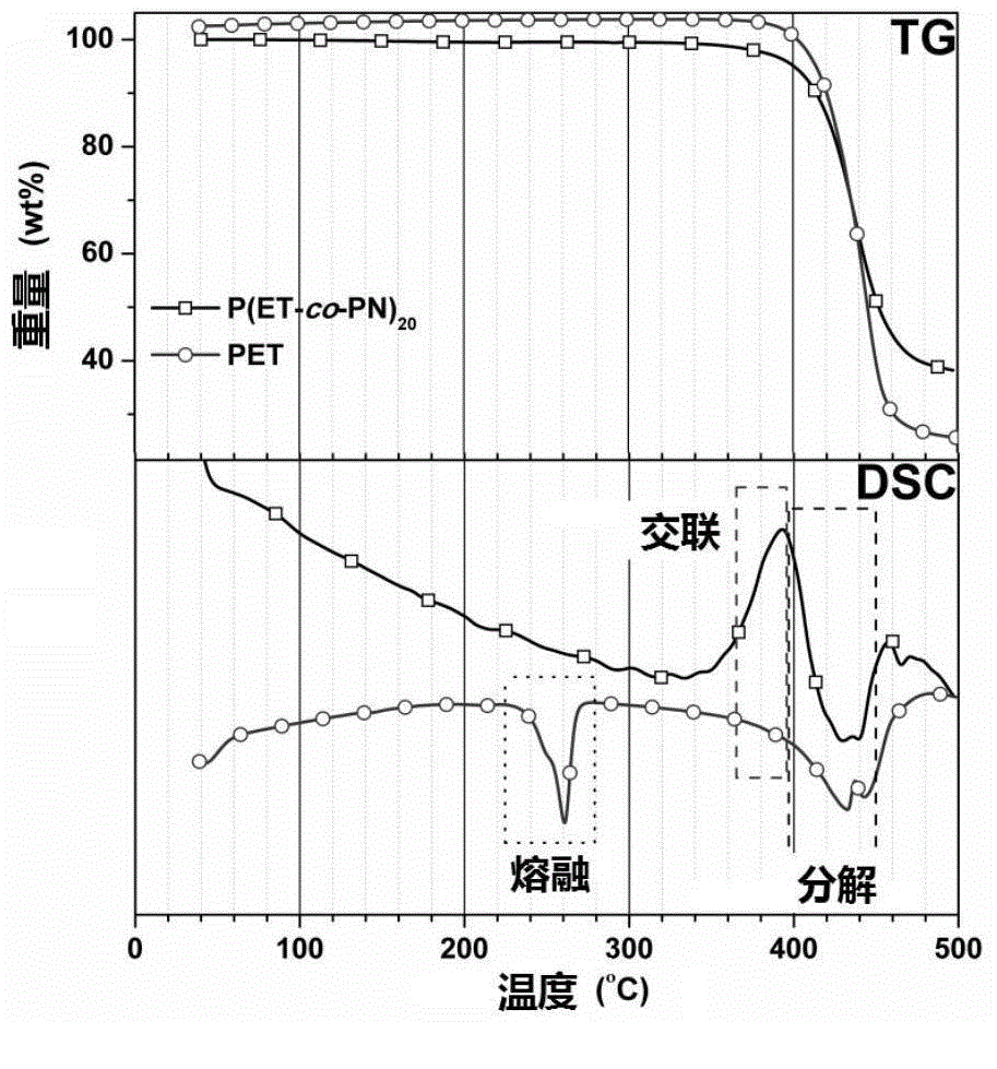 Monomer containing benzimide phenylacetylene structure, high temperature self-crosslinked copolyester and preparation method thereof