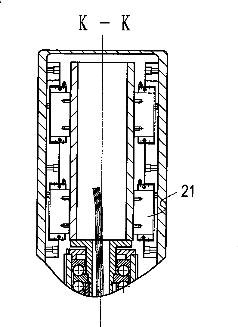 Direct drive type honing device