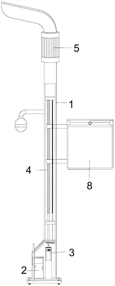 Intelligent street lamp management and control device