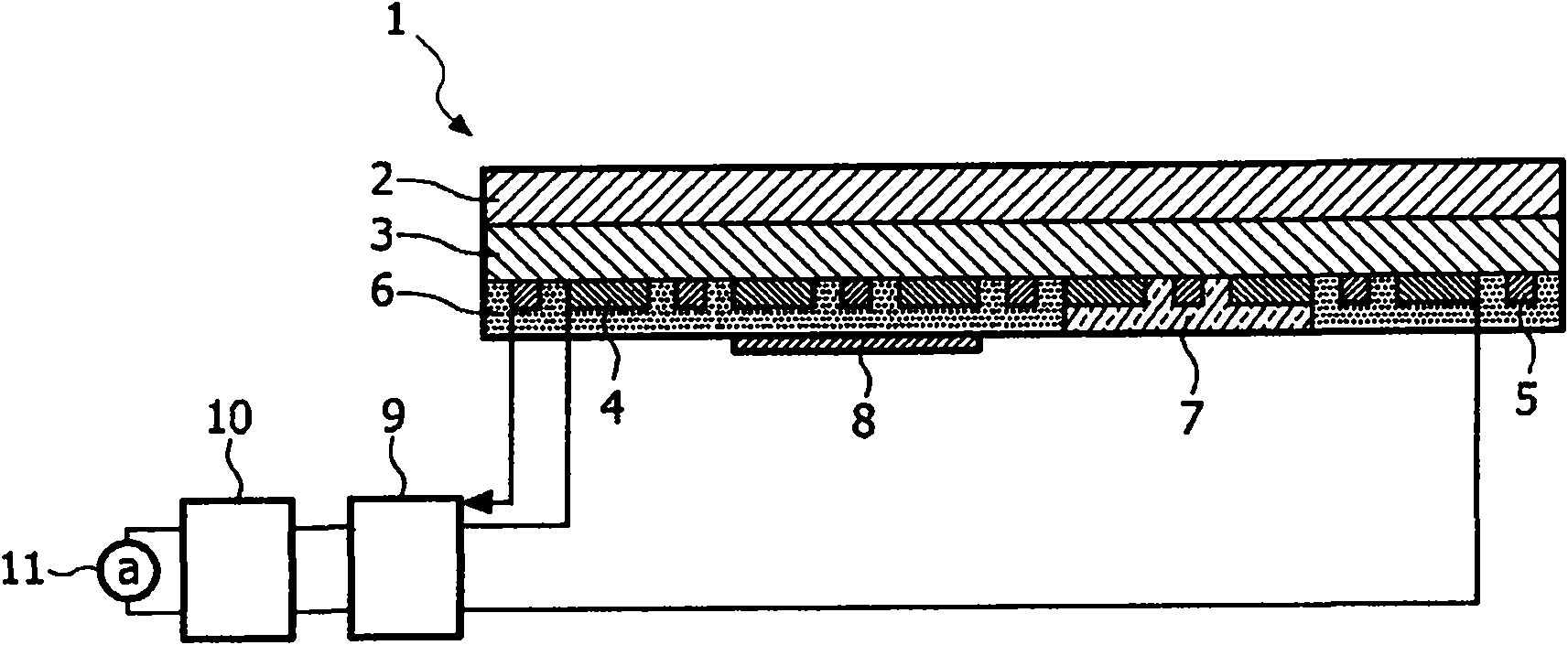 Heating element and liquid container provided with such a heating element