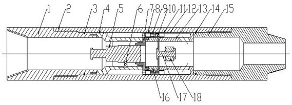 Eccentric vibration type hydraulic pulse generating device