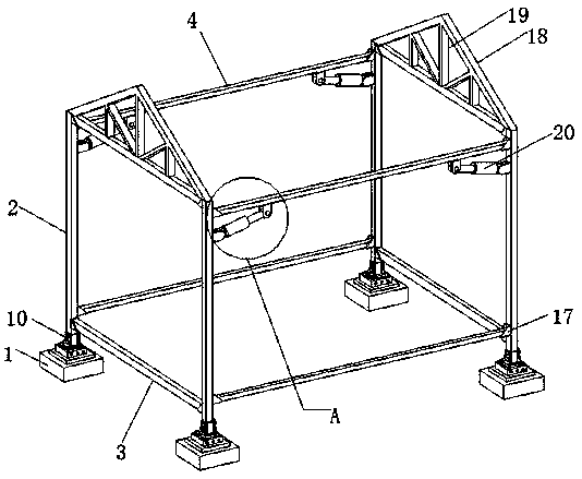 Glass reinforced plastic house building with good stability