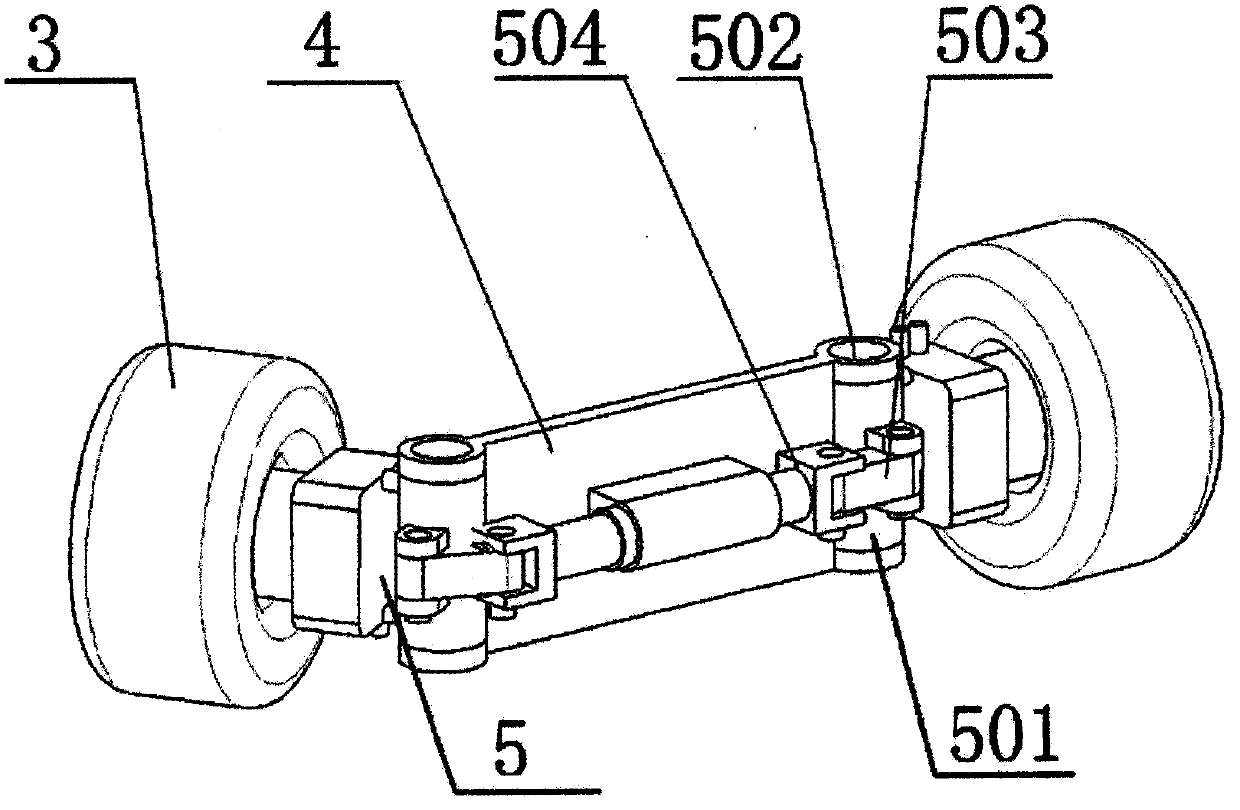 Hydraulic universal four-drive forklift