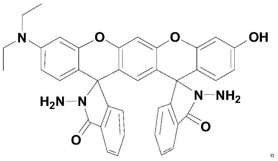 Xanthene fluorescence dye, preparation method and applications thereof