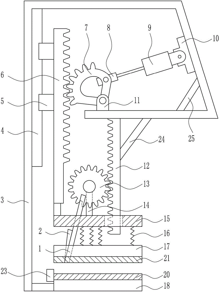 High-precision cutting device for fruit cartons