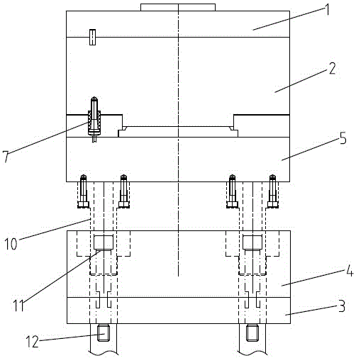 Mold capable of achieving double ejection of B plate