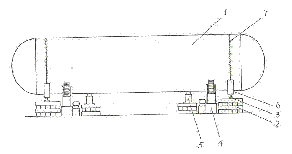 Vehicle loading method for large-scale tank body