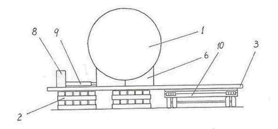 Vehicle loading method for large-scale tank body