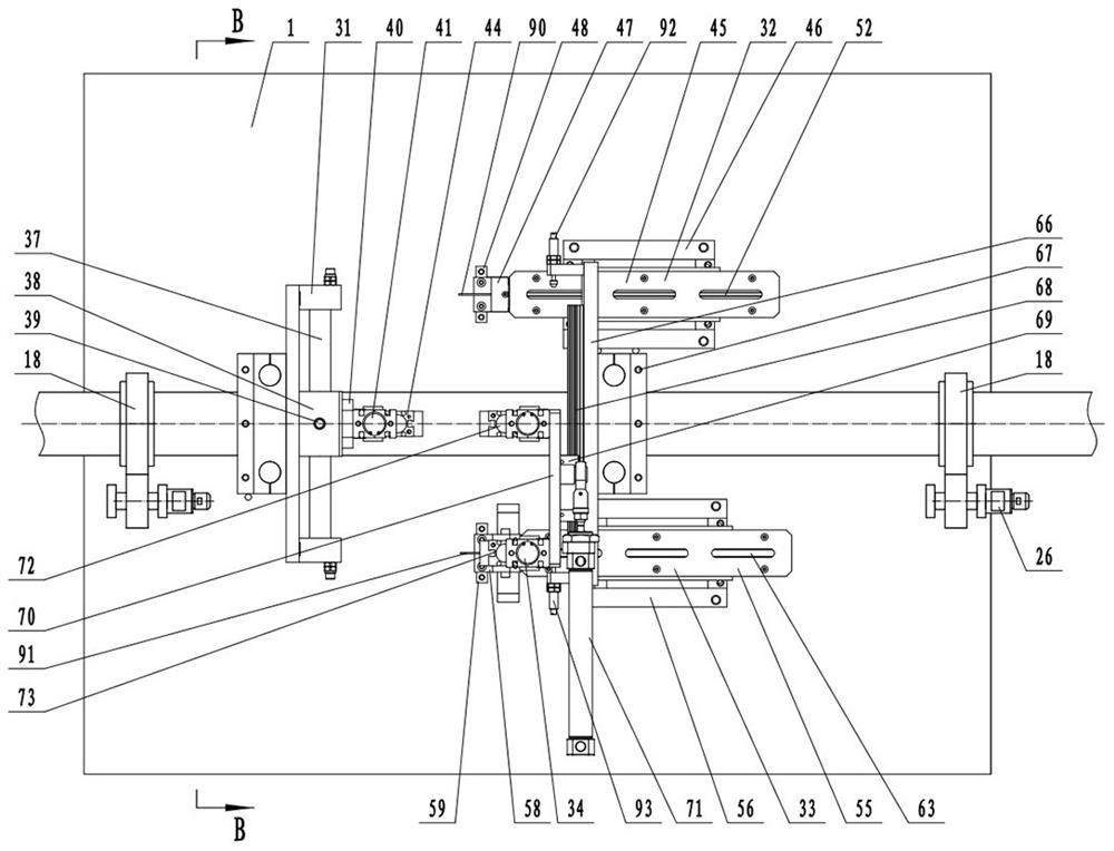 Novel cable pipeline assembling equipment