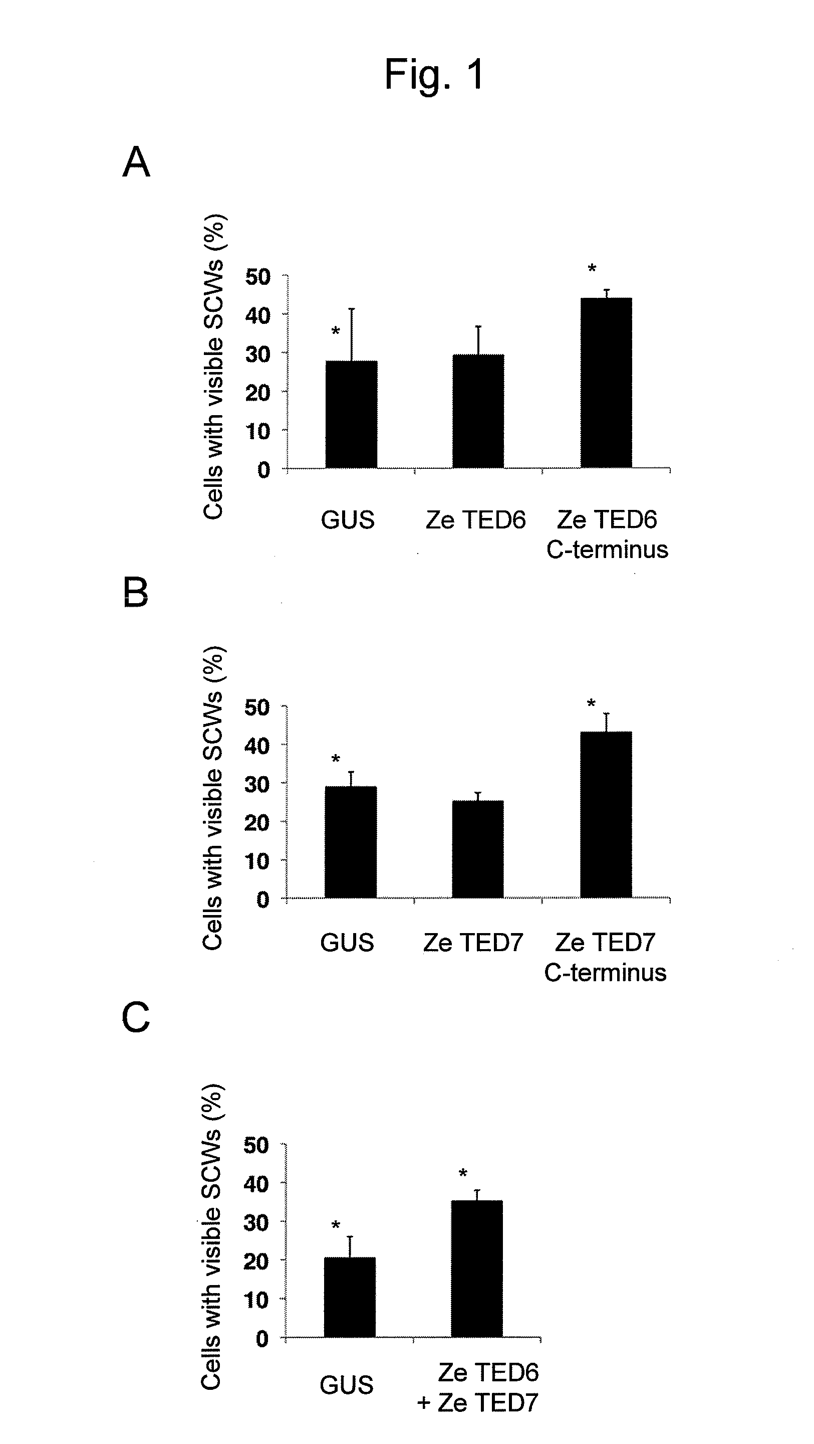 Method for promoting the formation of secondary cell wall of plant