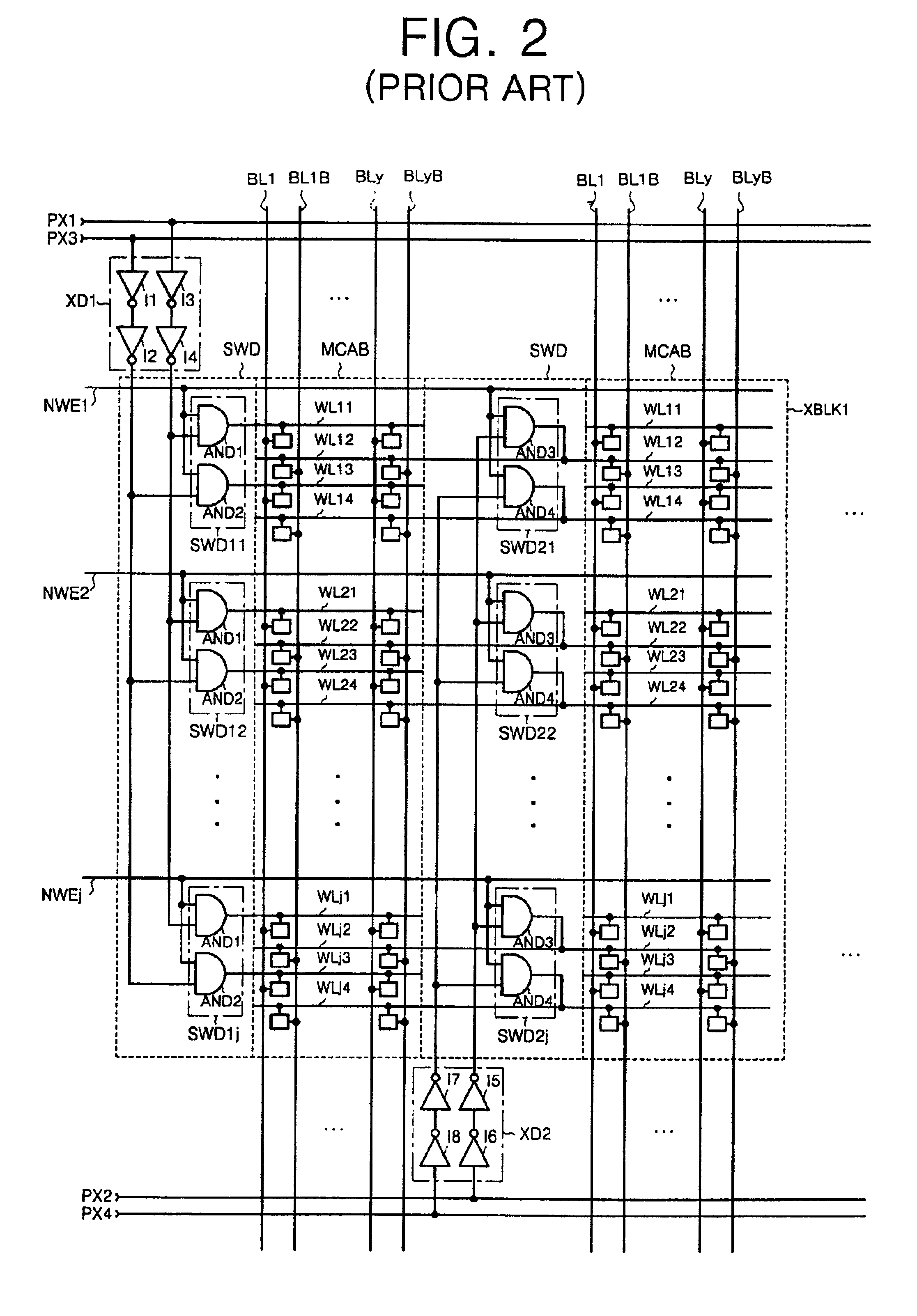 Semiconductor memory device and method of selecting word line thereof