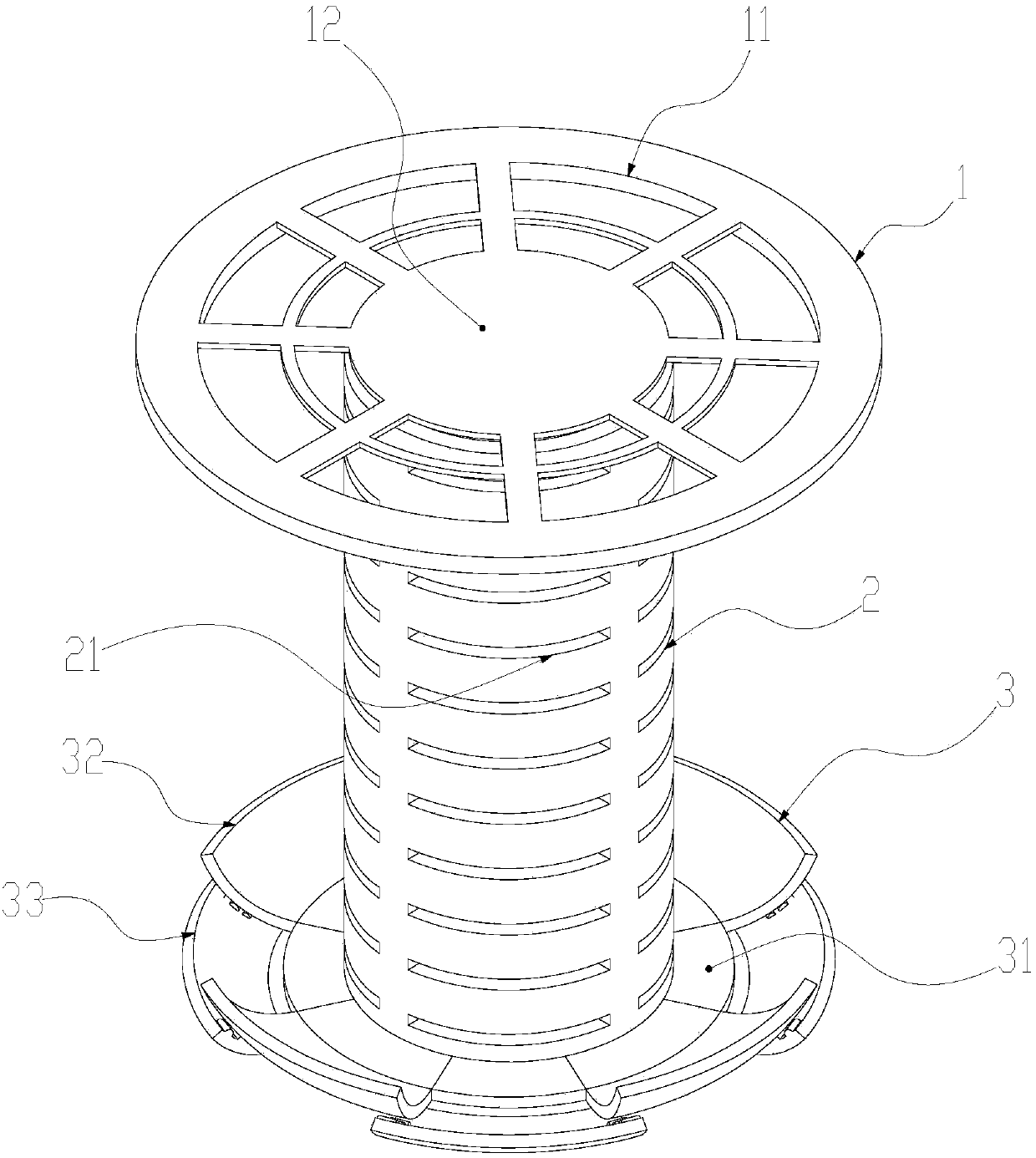 Self-adapting long-term anti-blocking device for toilet