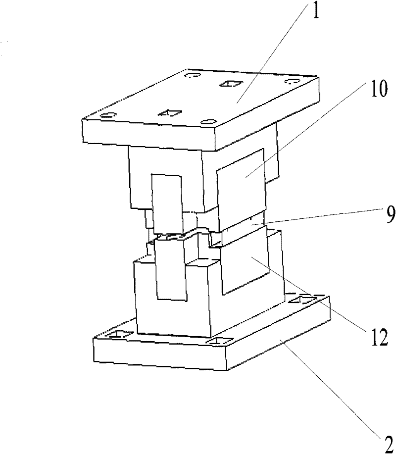 Isothermal forging method for titanium alloy blade