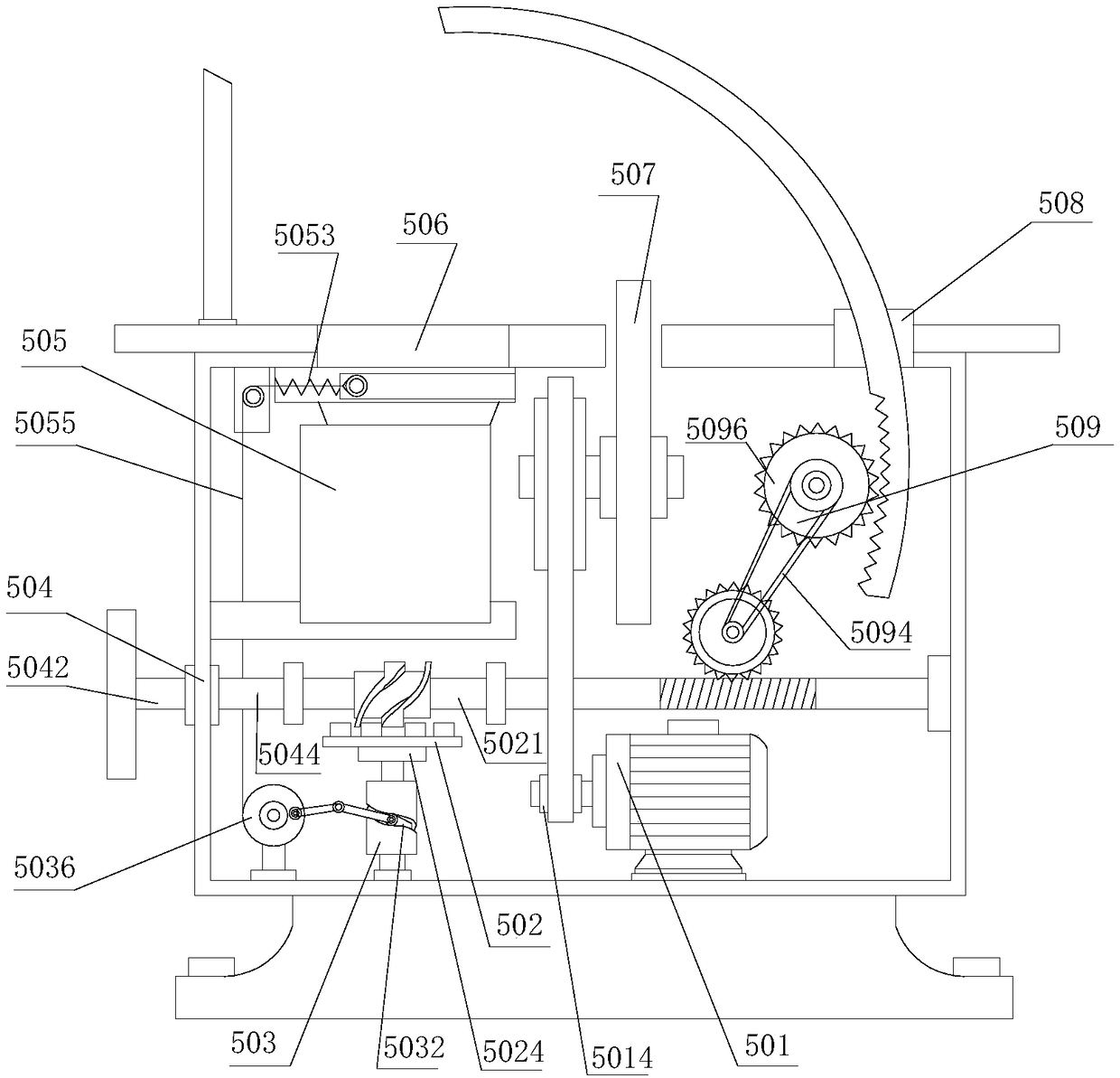 Foam plastic board cutting device for foam plastic production