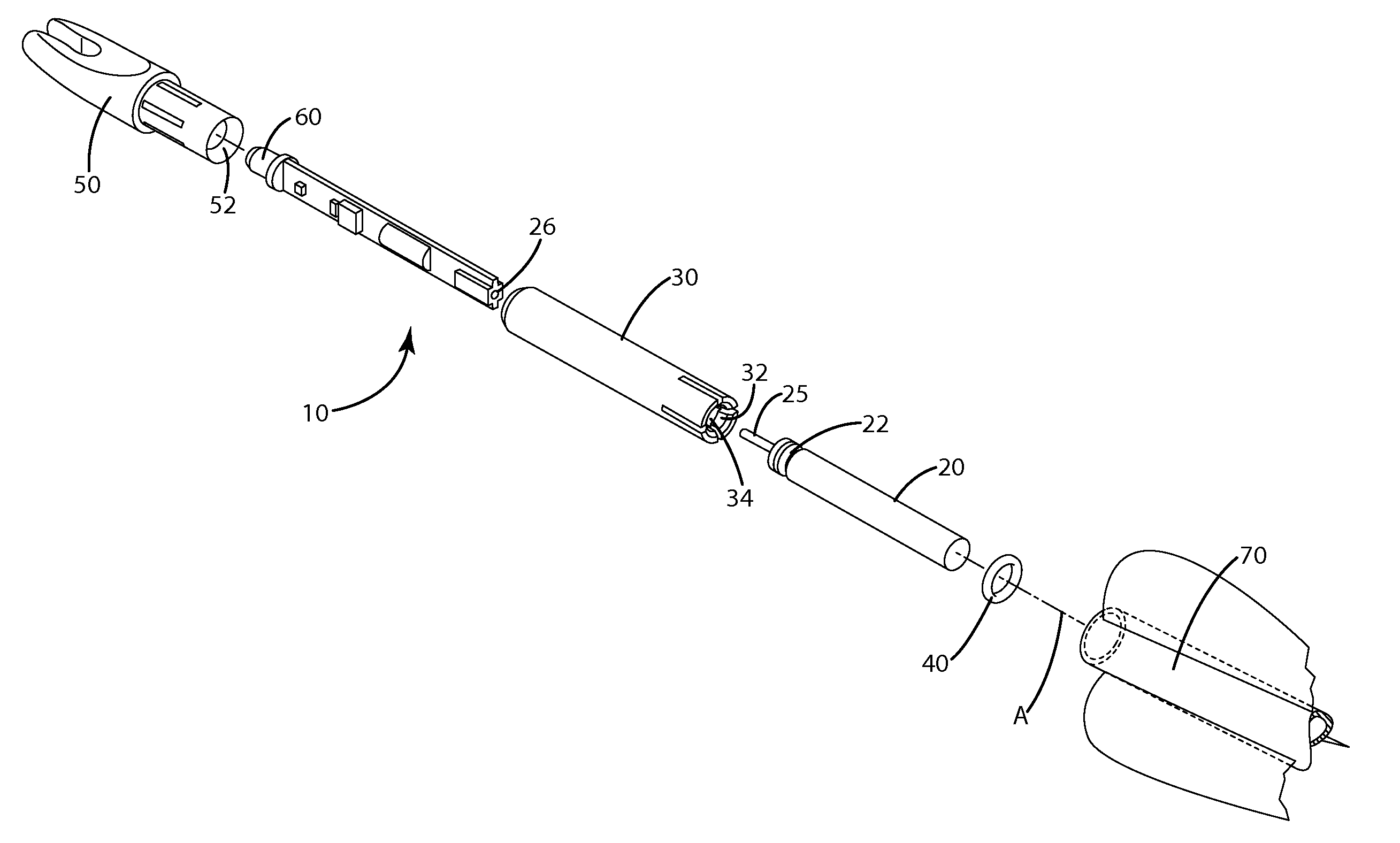 Programmable lighted archery nock