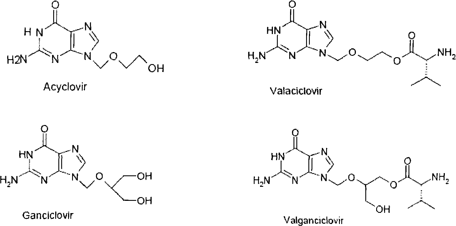 Valine protected imidazo-[1,2-a] purine three-loop base opened-loop nucleoside compounds, preparation method and application thereof