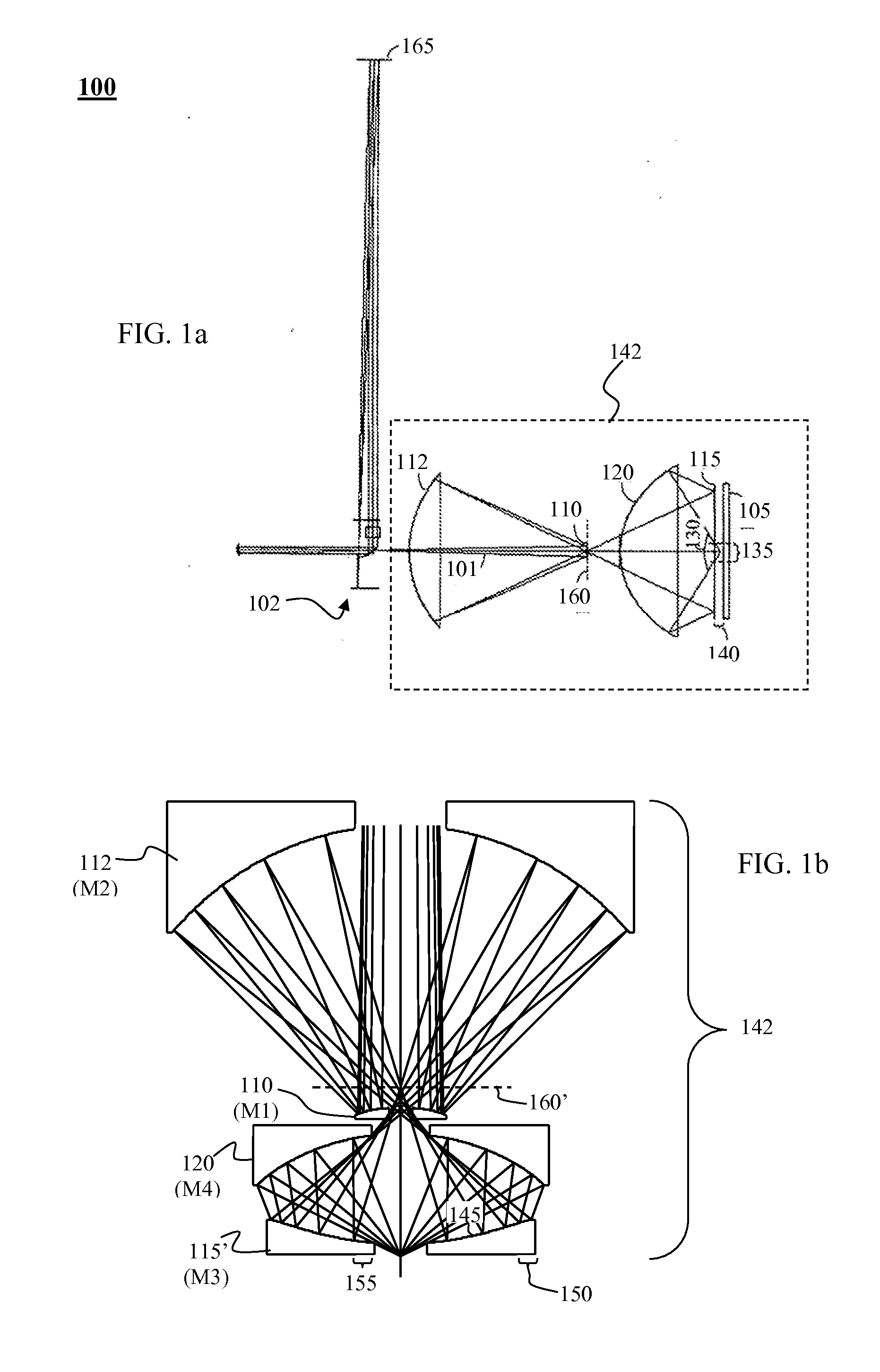 Optical imaging system with catoptric objective; broadband objective with mirror; and refractive lenses and broadband optical imaging system having two or more imaging paths