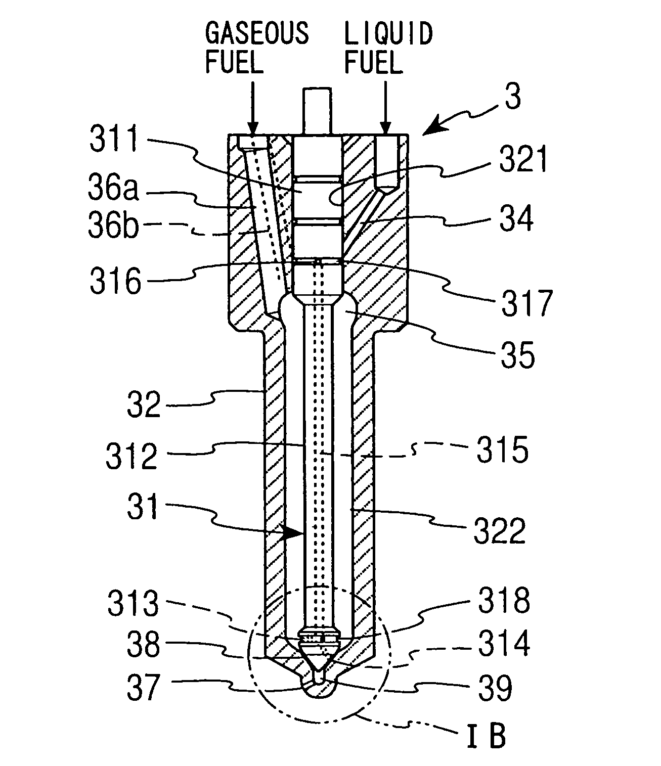 Gaseous fuel injector