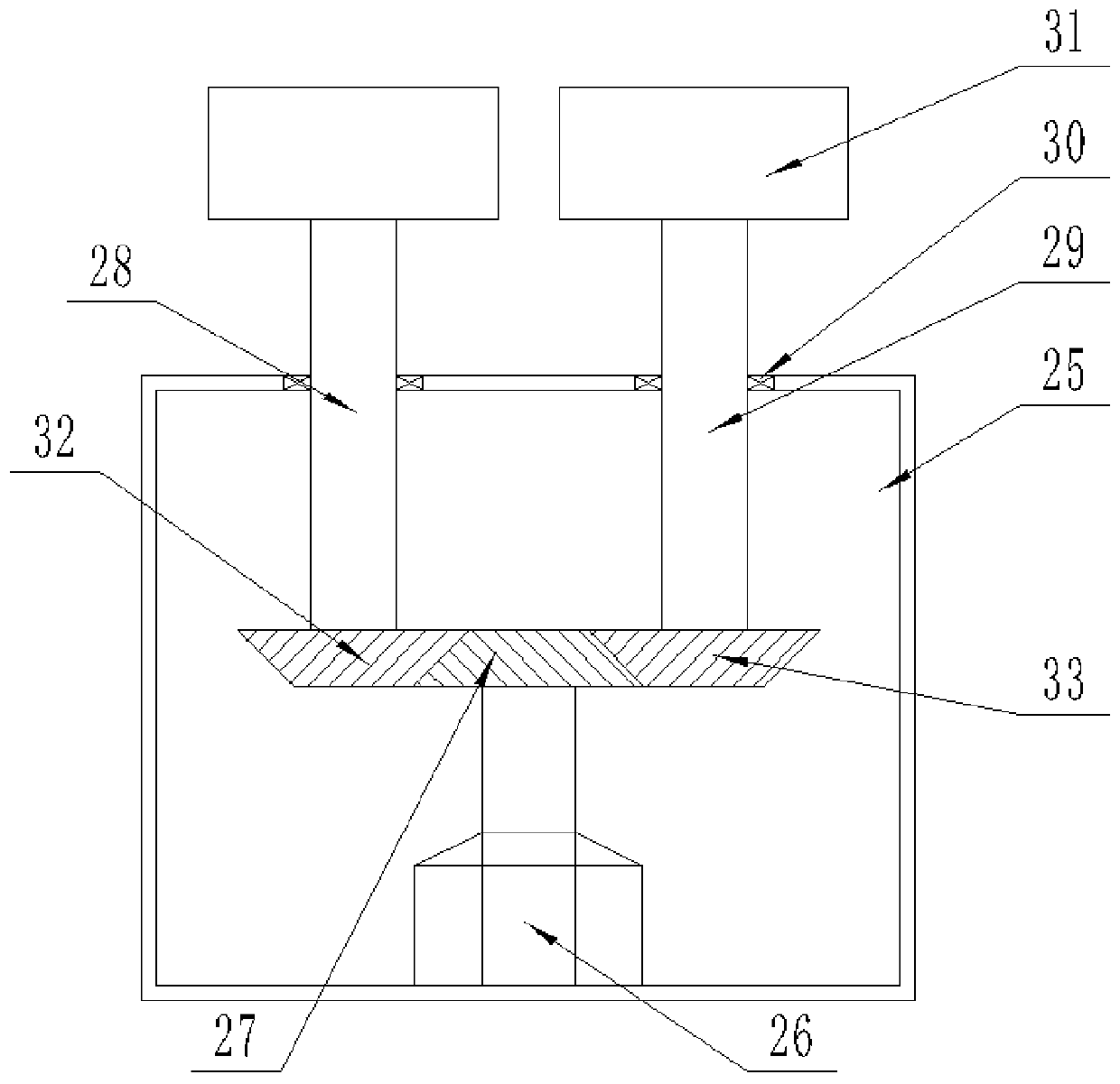 Steel wire rope grinding and derusting device