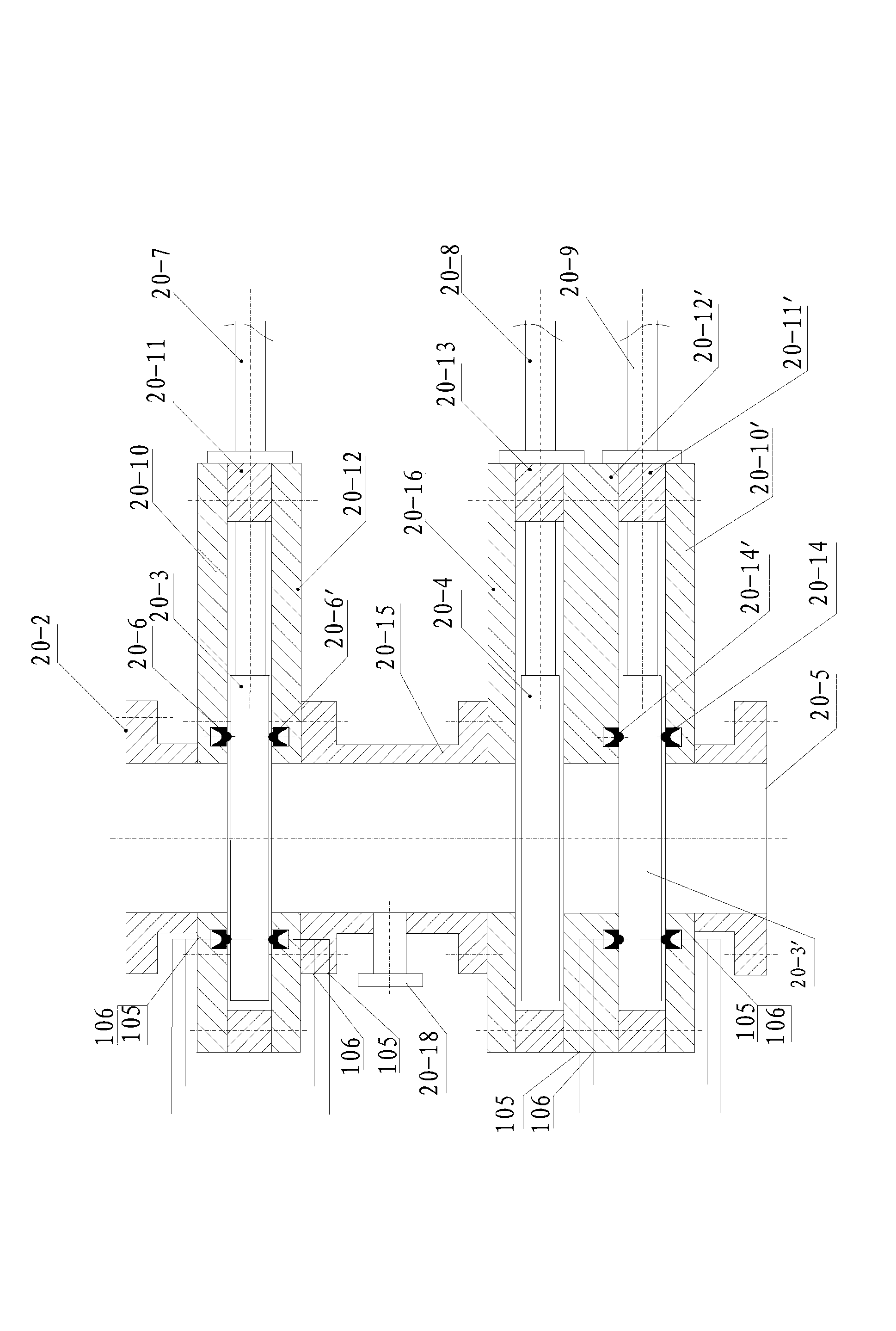 Continuous high-temperature sterilization and water bath cooling processing equipment