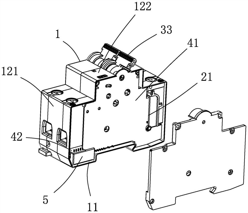 External circuit breaker of electric energy meter