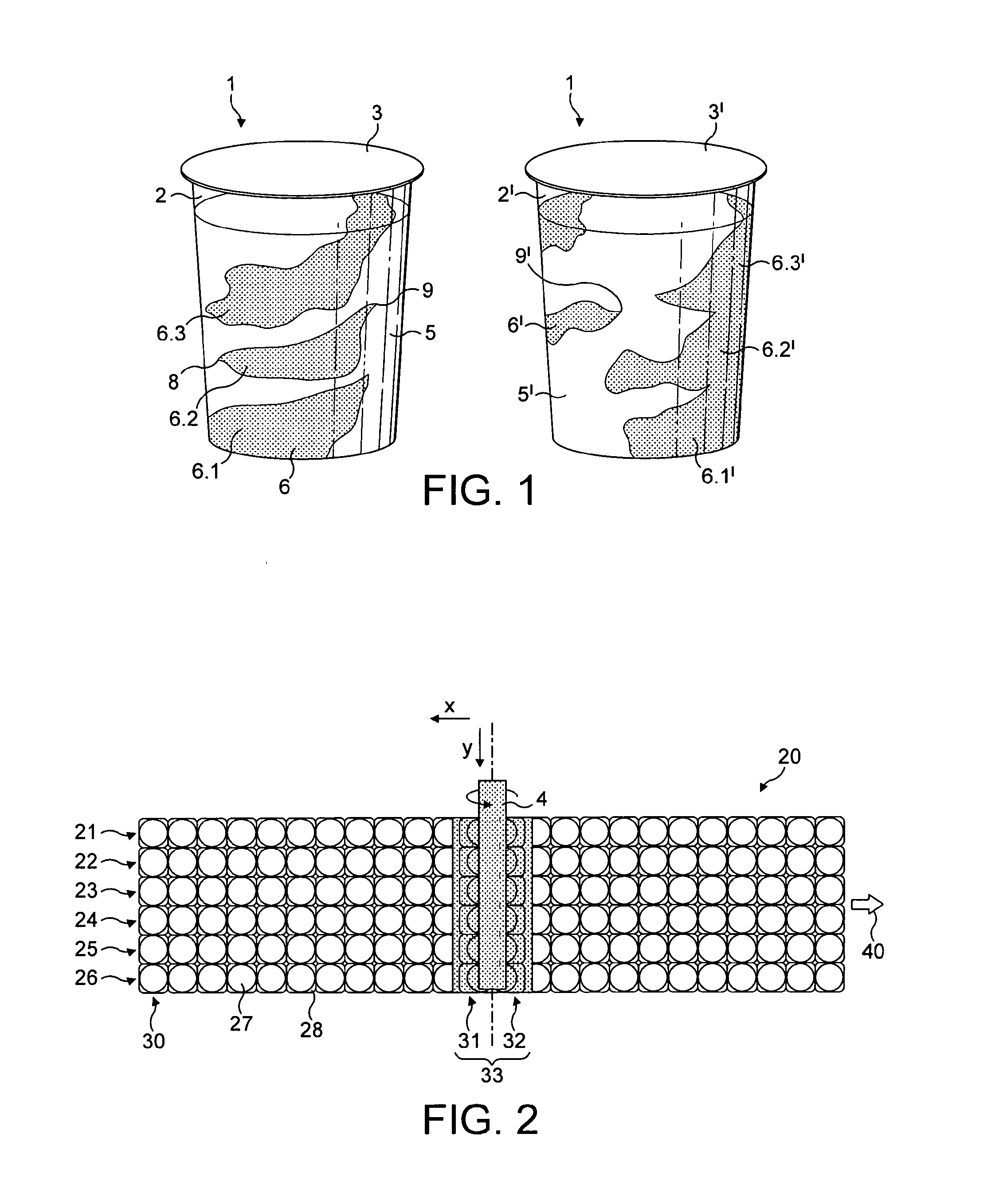 Method of co-filling a dairy product and co-filled composite dairy product