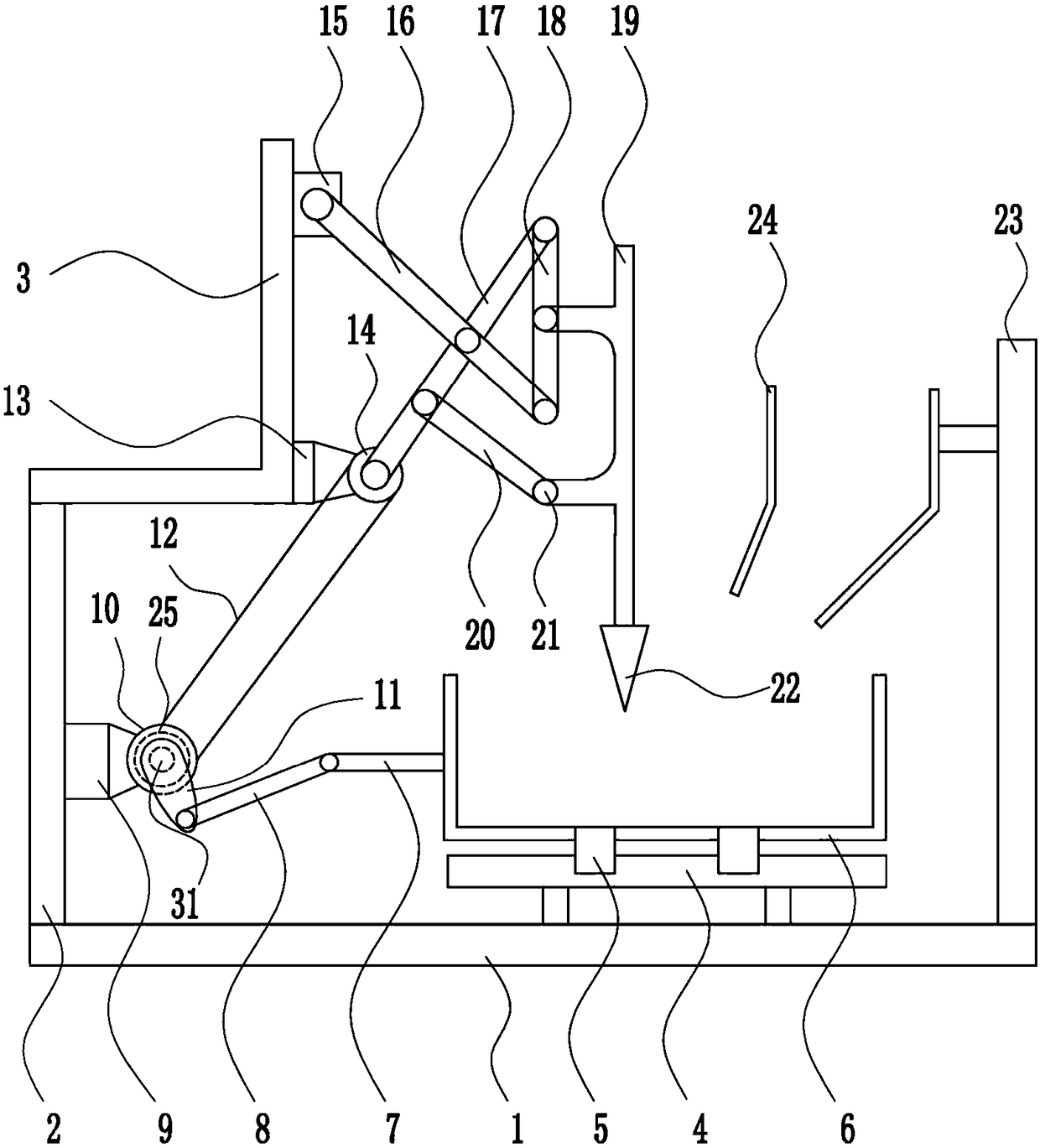 A high-efficiency shredding equipment for plastic waste used in battery production