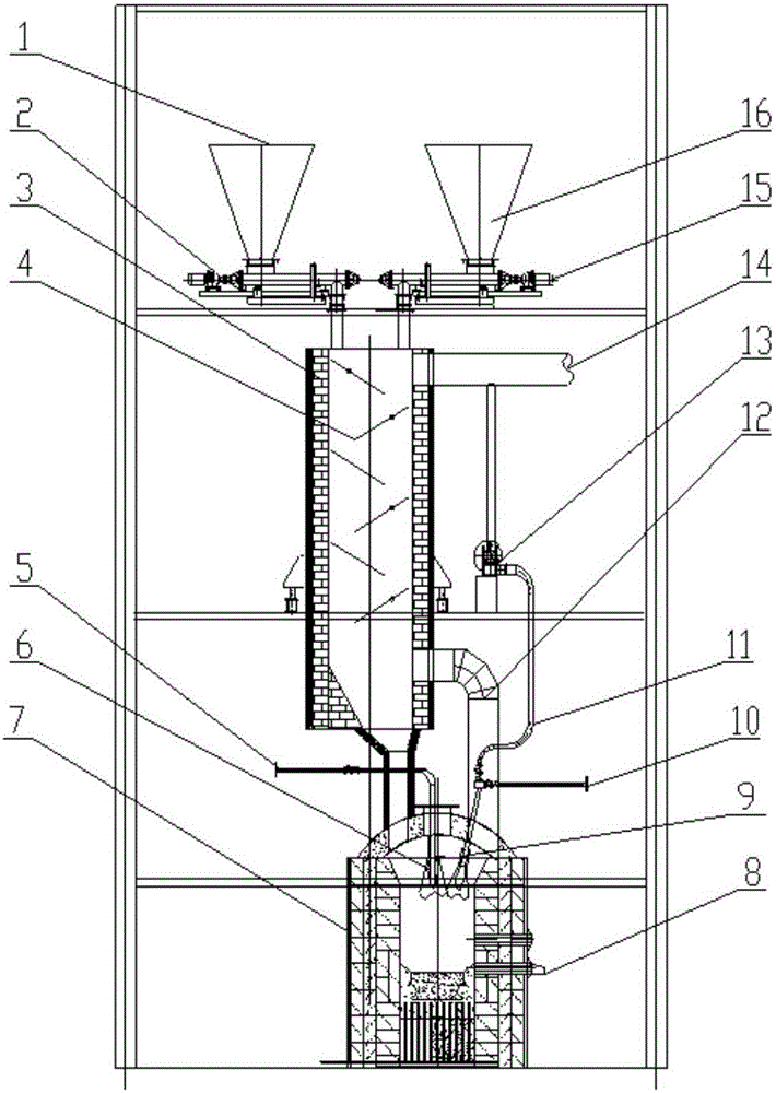 Calcium carbide production system and method capable of cyclically utilizing pyrolysis gas