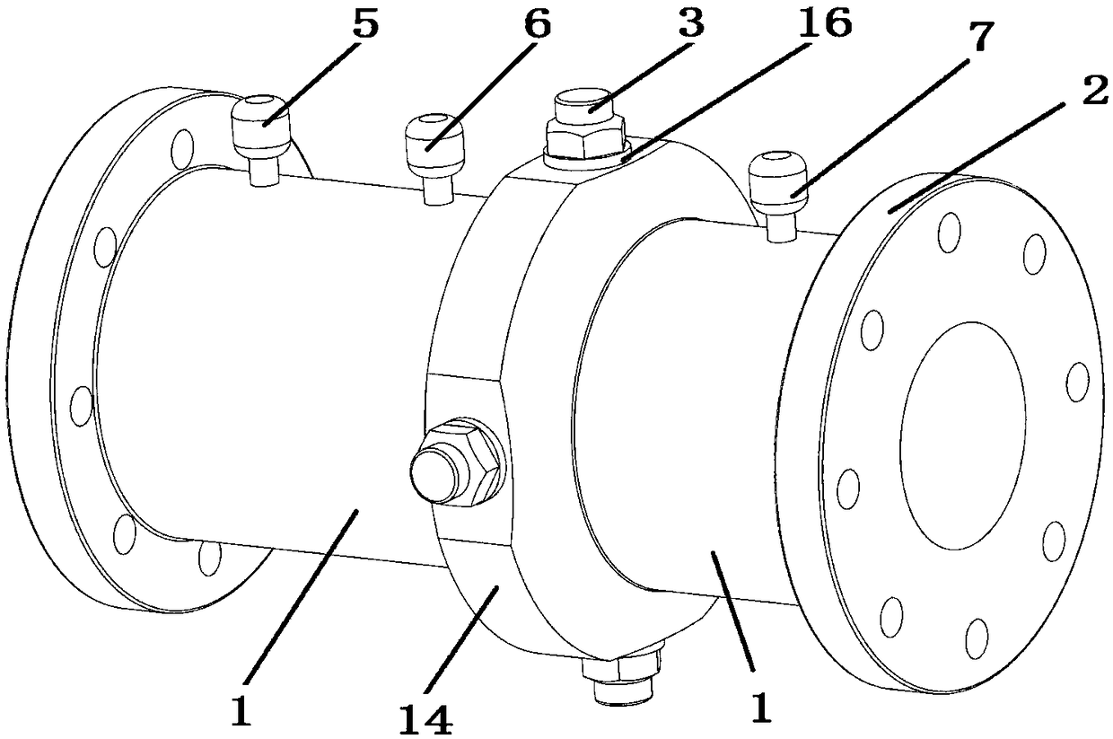 Spin precession-type acoustic wave measurement ship-borne device for rock cores