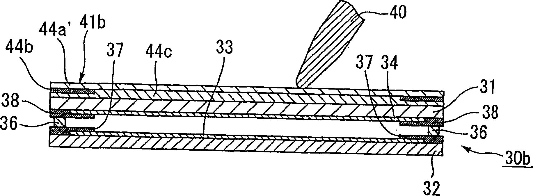 Coordinate input device, image display device and electronic apparatus with the same