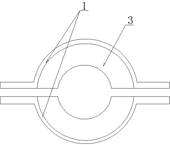 Device for changing cable between 35kV circuit straight rods and construction method